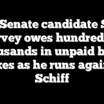 GOP Senate candidate Steve Garvey owes hundreds of thousands in unpaid back taxes as he runs against Schiff