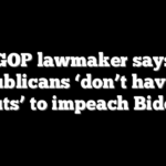 GOP lawmaker says Republicans ‘don’t have the guts’ to impeach Biden