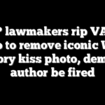 GOP lawmakers rip VA for memo to remove iconic WW II victory kiss photo, demand author be fired