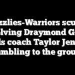 Grizzlies-Warriors scuffle involving Draymond Green sends coach Taylor Jenkins stumbling to the ground