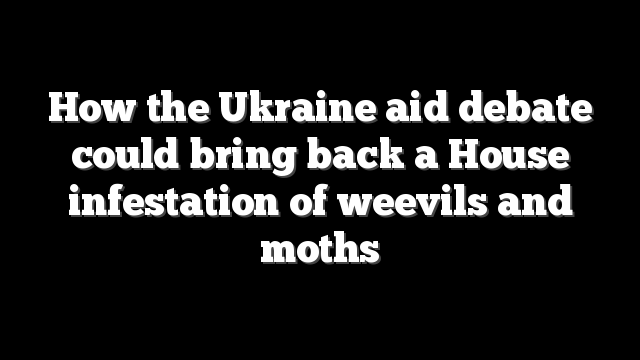 How the Ukraine aid debate could bring back a House infestation of weevils and moths