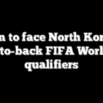 Japan to face North Korea in back-to-back FIFA World Cup qualifiers
