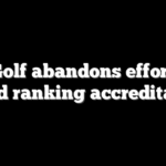 LIV Golf abandons efforts for world ranking accreditation