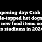 MLB opening day: Crab pizza, pickle-topped hot dogs and more new food items coming to stadiums in 2024