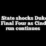 NC State shocks Duke to reach Final Four as Cinderella run continues