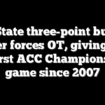 NC State three-point buzzer beater forces OT, giving way to first ACC Championship game since 2007