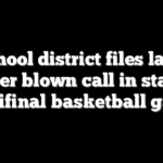 NJ school district files lawsuit over blown call in state semifinal basketball game