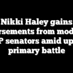 Nikki Haley gains endorsements from moderate GOP senators amid uphill primary battle