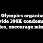 Paris Olympics organizers to provide 300K condoms for athletes, encourage mingling