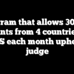Program that allows 30,000 migrants from 4 countries into the US each month upheld by judge
