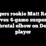 Rangers rookie Matt Rempe receives 4-game suspension for brutal elbow on Devils player