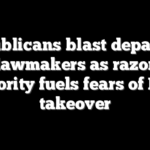 Republicans blast departing GOP lawmakers as razor-thin majority fuels fears of Dem takeover
