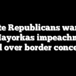 Senate Republicans warm up to Mayorkas impeachment trial over border concerns