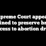 Supreme Court appears inclined to preserve broad access to abortion drug