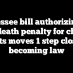 Tennessee bill authorizing use of death penalty for child rapists moves 1 step closer to becoming law
