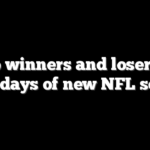 Top winners and losers in early days of new NFL season