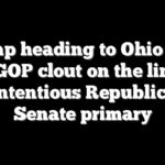 Trump heading to Ohio with his GOP clout on the line in contentious Republican Senate primary