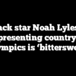 US track star Noah Lyles says representing country at Olympics is ‘bittersweet’