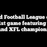 United Football League opens with 1st game featuring USFL and XFL champions