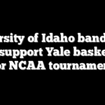 University of Idaho band steps in to support Yale basketball for NCAA tournament