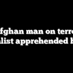 Afghan man on terror watchlist apprehended by ICE