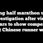 Beijing half marathon under investigation after video appears to show competitors let Chinese runner win