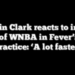 Caitlin Clark reacts to initial taste of WNBA in Fever’s first practice: ‘A lot faster’