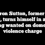 Cameron Sutton, former Lions star, turns himself in after being wanted on domestic violence charge