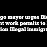 Chicago mayor urges Biden to grant work permits to half million illegal immigrants