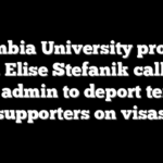 Columbia University protests: Rep. Elise Stefanik calls on Biden admin to deport terrorist supporters on visas