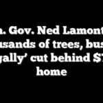 Conn. Gov. Ned Lamont had thousands of trees, bushes ‘illegally’ cut behind $7.5M home