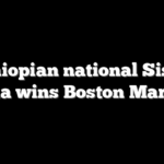 Ethiopian national Sisay Lemma wins Boston Marathon