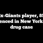 Ex-Giants player, 85, sentenced in New York City drug case