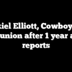 Ezekiel Elliott, Cowboys set for reunion after 1 year apart: reports