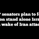 GOP senators plan to force votes on stand alone Israel aid in wake of Iran attack