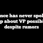 JD Vance has never spoken to Trump about VP possibilities despite rumors
