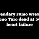 Legendary sumo wrestler Akebono Taro dead at 54 from heart failure