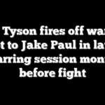 Mike Tyson fires off warning shot to Jake Paul in latest sparring session months before fight