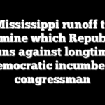 Mississippi runoff to determine which Republican runs against longtime Democratic incumbent congressman