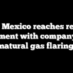 New Mexico reaches record settlement with company over natural gas flaring
