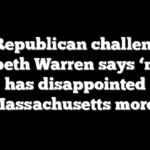 New Republican challenger to Elizabeth Warren says ‘no one has disappointed Massachusetts more’