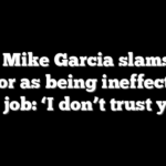Rep. Mike Garcia slams FBI director as being ineffective at his job: ‘I don’t trust you’