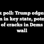 Shock poll: Trump edges past Biden in key state, potential sign of cracks in Dems blue wall