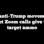 The anti-Trump movement’s secret Zoom calls give their target ammo