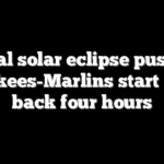 Total solar eclipse pushes Yankees-Marlins start time back four hours