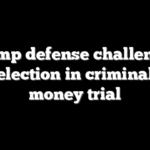 Trump defense challenges jury selection in criminal hush money trial
