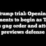 Trump trial: Opening arguments to begin as Trump flouts gag order and attorney previews defense