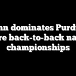 UConn dominates Purdue to capture back-to-back national championships
