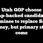 Utah GOP choose Trump-backed candidate as nominee to replace Sen. Romney, but primary still to come