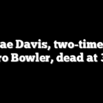 Vontae Davis, two-time NFL Pro Bowler, dead at 35